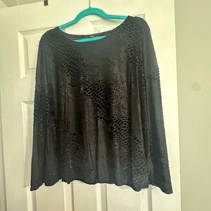 Elegant Black Women's Top Shana size XL worn once
